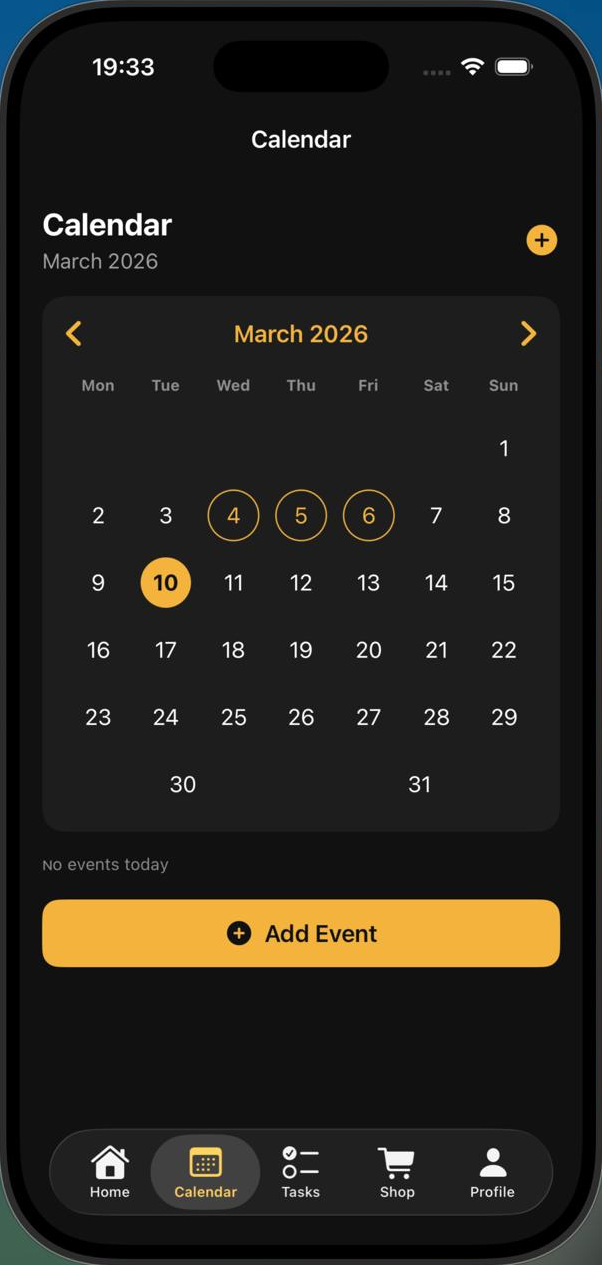 Casidom calendar