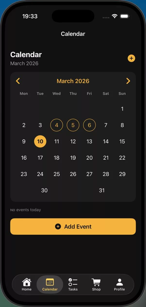Casidom calendar